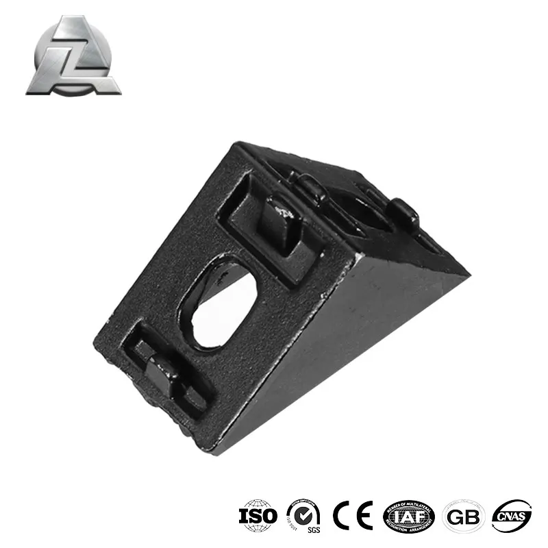 2020 Black Corner Bracket Fitting Angle L Connector Bracket Fastener for Aluminium Profile 20X20 V Slot 3D Printers Accessories