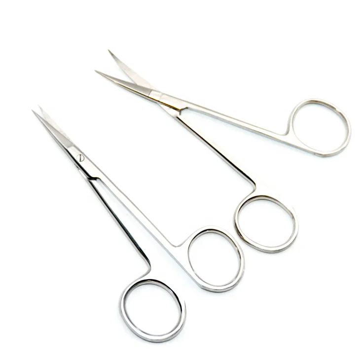10cm surgical straight sharp scissors tactical