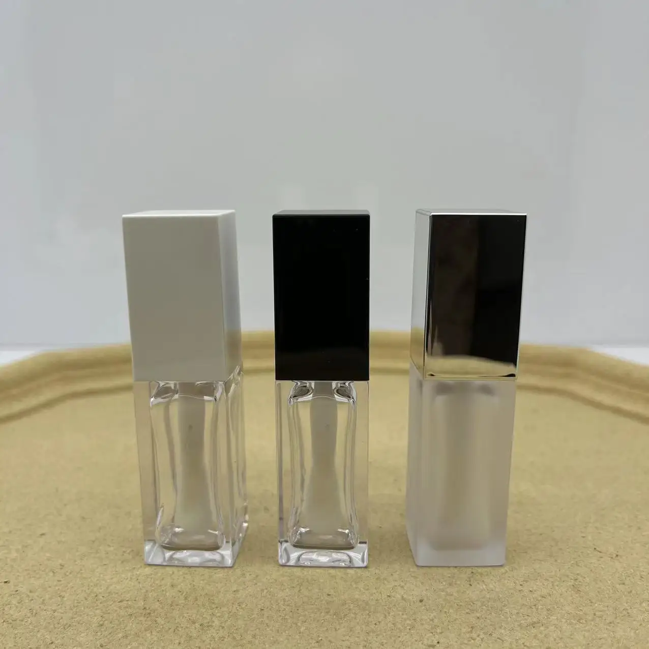 Tubo per lucidalabbra quadrato da 8 ml in vendita calda, piccolo, grande, capacità, per eyeliner, confezione per trucco