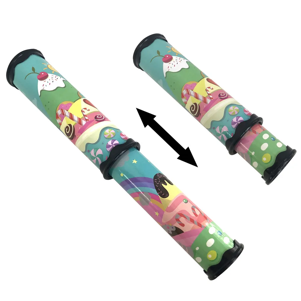 Индивидуальный Детский пазл с аутизмом, детский калейдоскоп, вращающийся волшебный красочный мир, игрушка