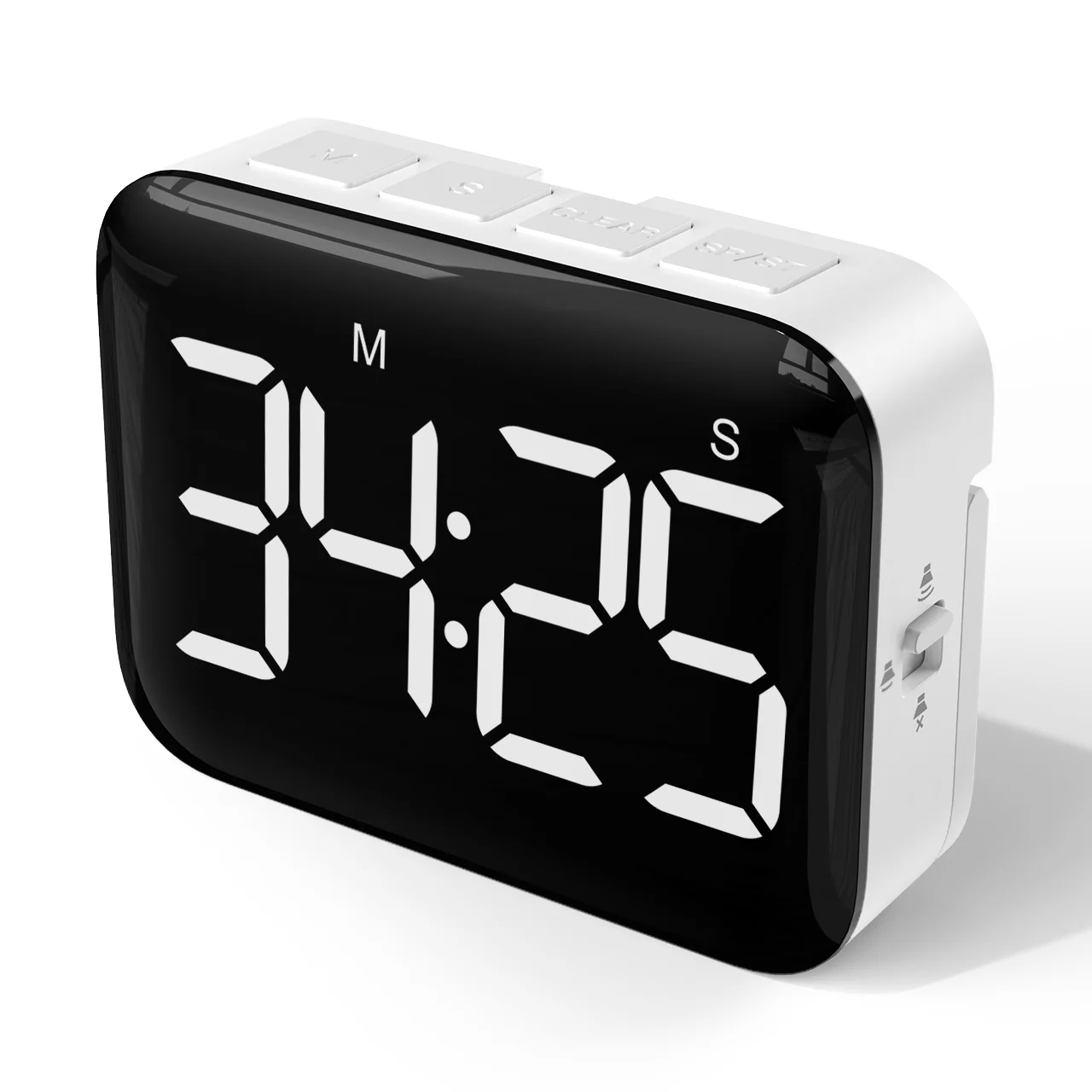 Time Manager Kitchen Baking Countdown Reminder Student Study High School Exam Digital Silent Timer