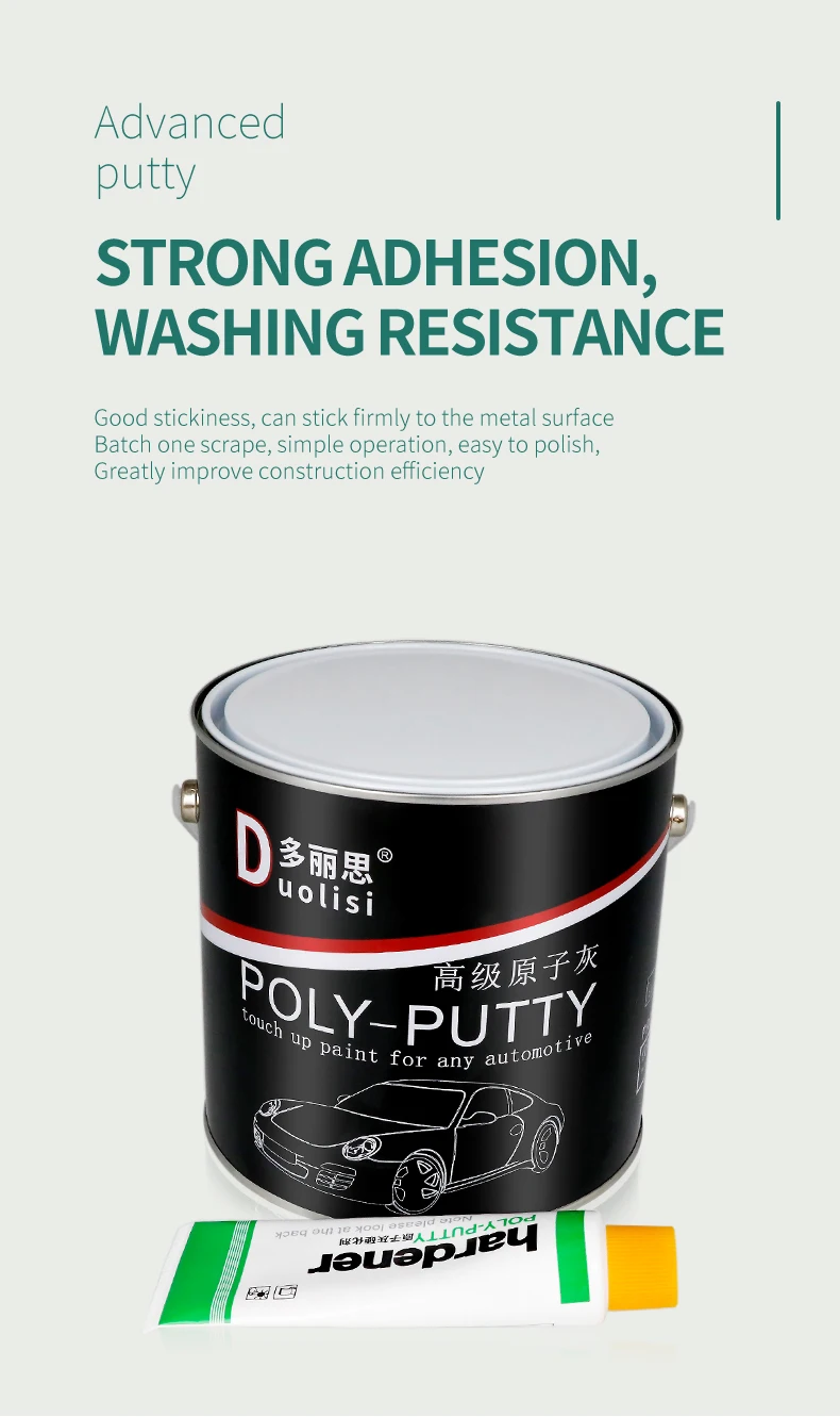 High Quality Body Filler Easy Sanding Auto Polyester Putty Body Filler