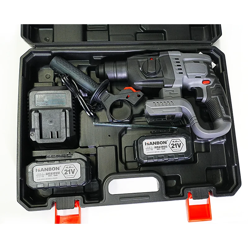 21V Lithium Electric Hammer - Cordless Rotary Battery Jackhammer