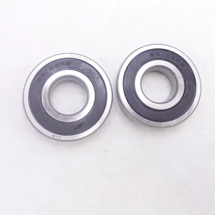 63/28-2RSオートバイ非標準ディープグルーブボールベアリング