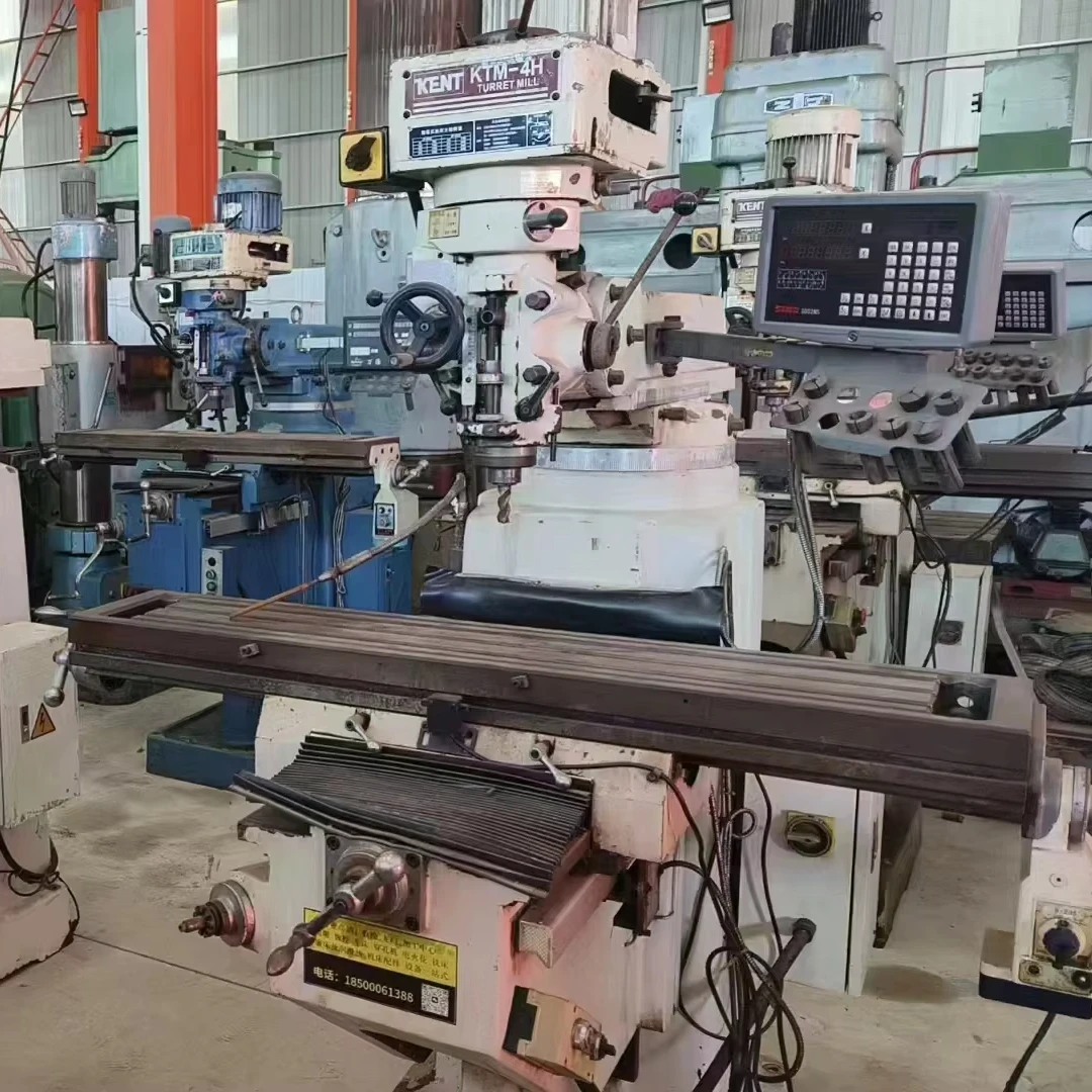 Light Digital Display No. 4 Turret Milling Machine Second-hand Machine and Small Manual Drilling and Milling Machine ZX40