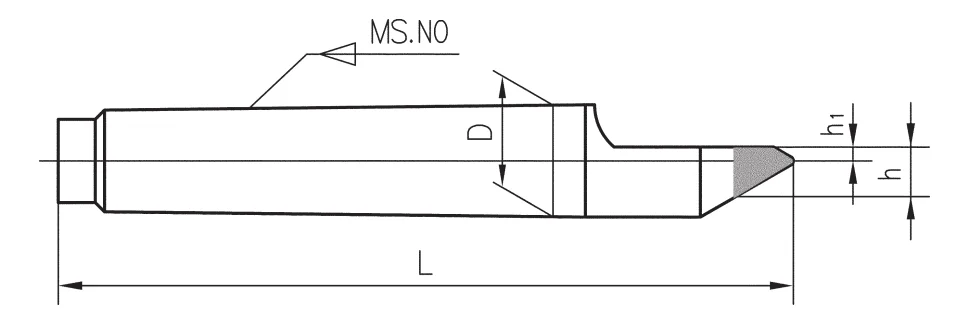 Carbide Half-notched lathe centers