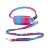Neon red blue