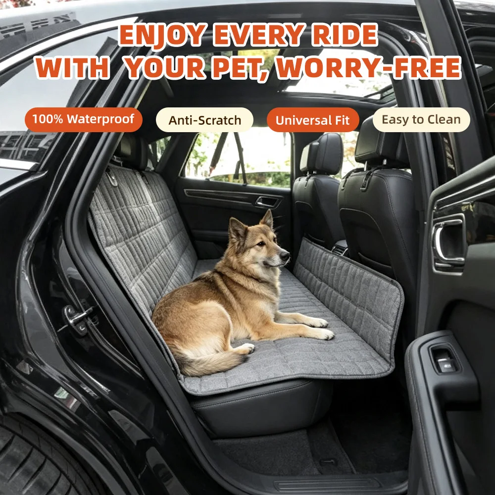 Wholesale Waterproof Durable Scratch Proof Nonslip Pet Back Seat Cover - product detail 2