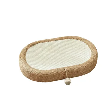 Oversized Sisal Cat Scratching Board Integrated Cat Nest Wear-Resistant Hemp Scratch Toy Wholesale Cat Scratching Posts