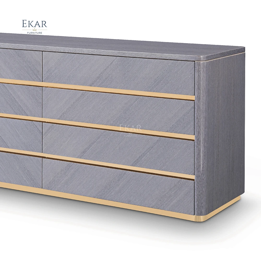 product ekar furniture modern simple design storage cabinet durable wooden furniture drawer chest-67