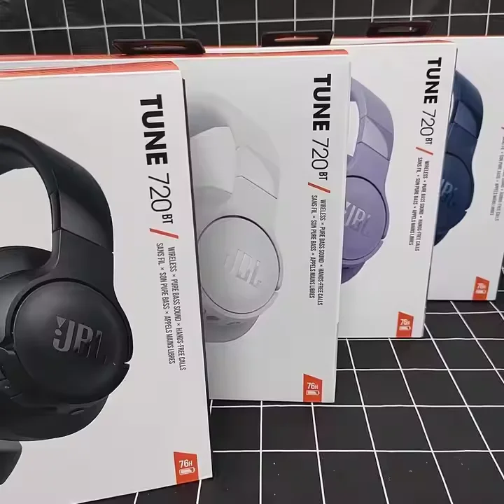 For JBL 720BT On-Ear & Over-Ear Wireless Gaming Headphones with Long-Lasting Battery