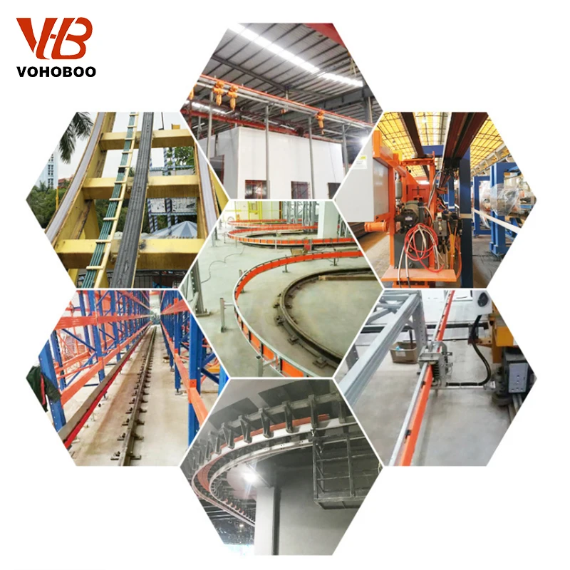 Заводская поставка гибкий бесшовный сборщик тока шины 4P 30A для подъемника и