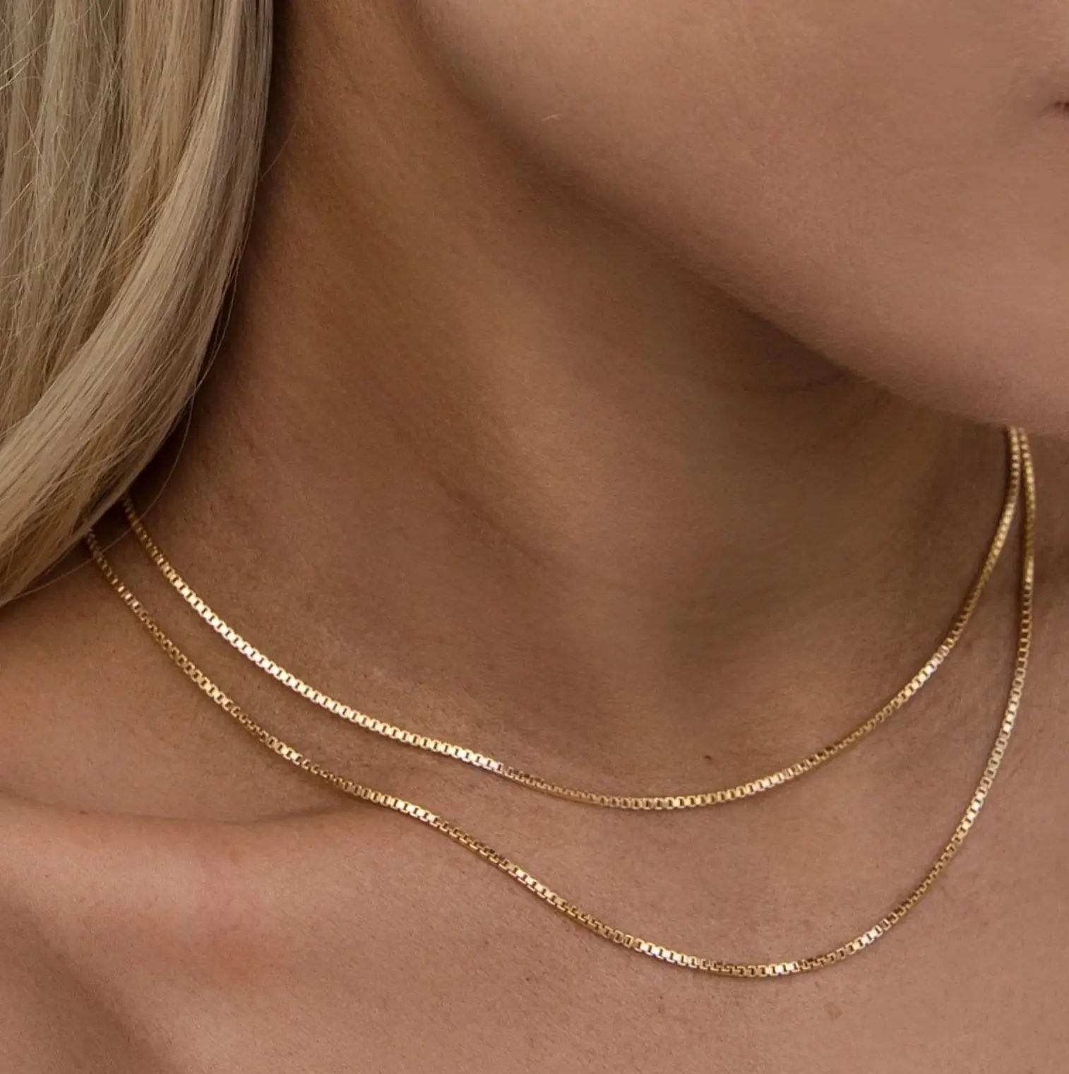 Hovanci Stainless Steel Necklace Chain Bulk Hypoallergenic Waterproof