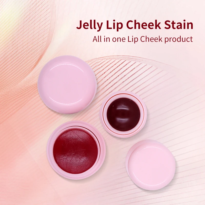 Wholesale Jelly Lip Cheek Tint Stain Face Lip Makeup Cruelty Free Private Label Cooling Bouncy Jelly Blush Stick supplier