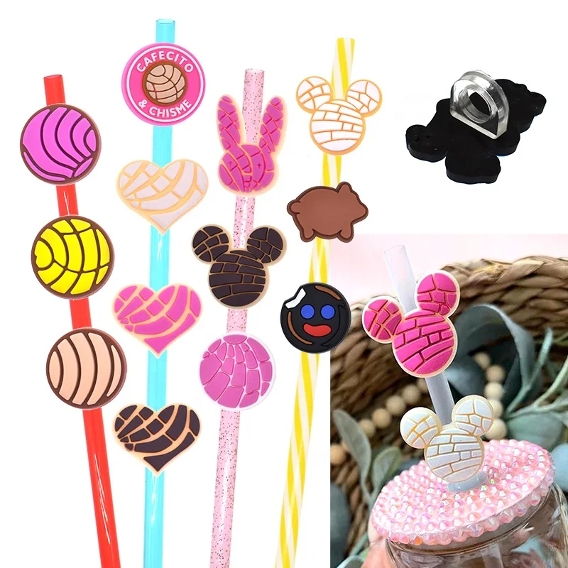 Hearts Concha Straw Toppers Charm – Gigi Crafting Creations