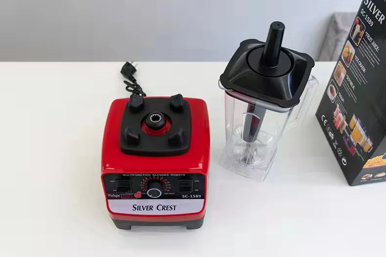 In stock Home use 2 in 1 SILVER CREST 4500W Big Power Blender With 2 Cups