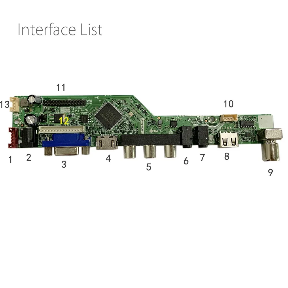 In Stock With Free Firmware Universal 14-32" SK105.03 Led TV Card Led TV Motherboard