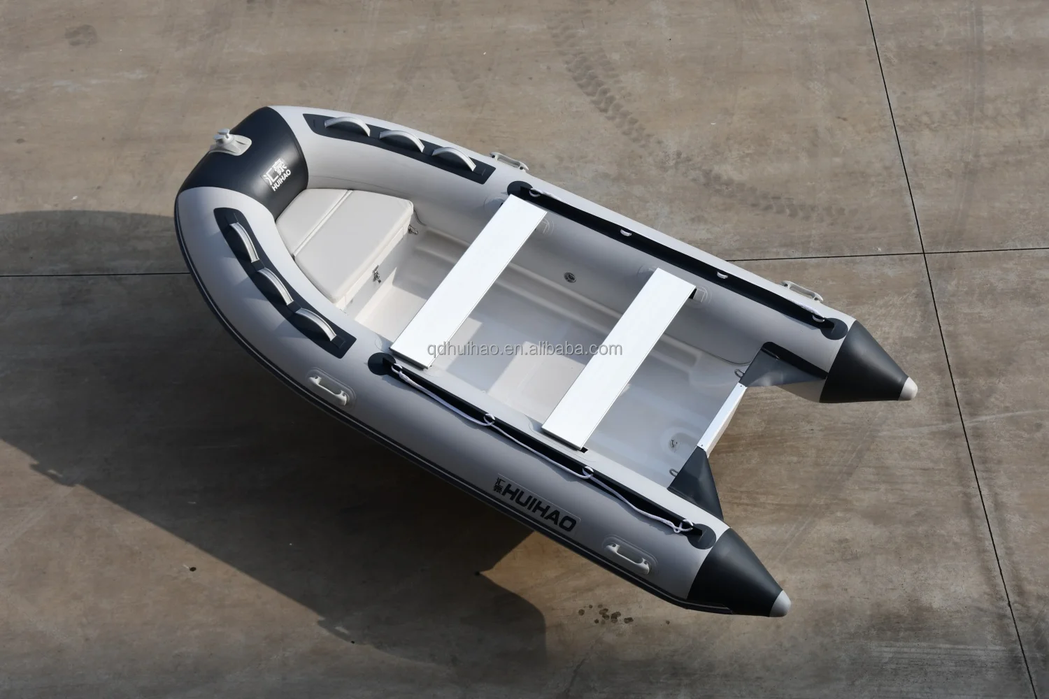 3m PVC Fiberglass Inflatable Boat with Hard Bottom RIB Speedboat ...