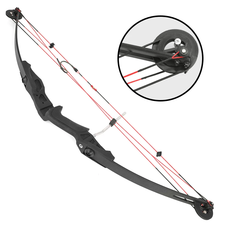 Jeu d'arc composé 30-60lbs réglable tir à l'arc chasse droite gauche