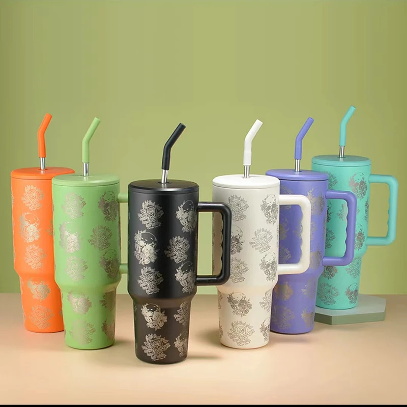 Stainless Steel Insulated Coffee Mugs with Handle with Custom logo 40oz with New Design| Alibaba.com
