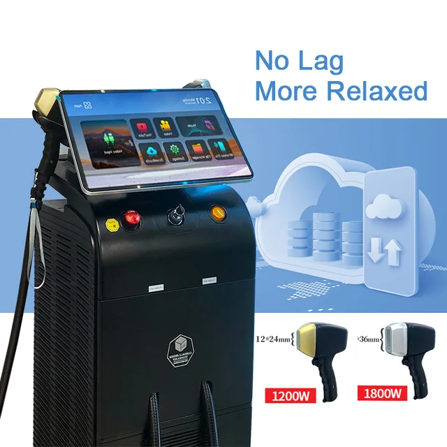 50% OFF Cloud Computing Dual or one Heads Ice Titanium CE TUV ISO 4 wave Hair Removal Diode Laser 1800-3000W 755 808 940 1064nm