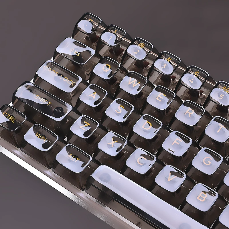 キーボード cthulhu keycaps black transparent WS Cthulhu PBT