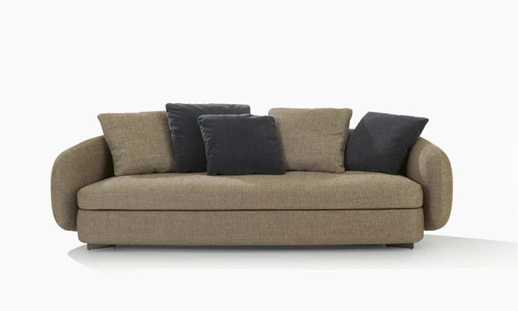 Gainsville 2025 - Modern Elegant Teddy Fabric Sectional Sofa