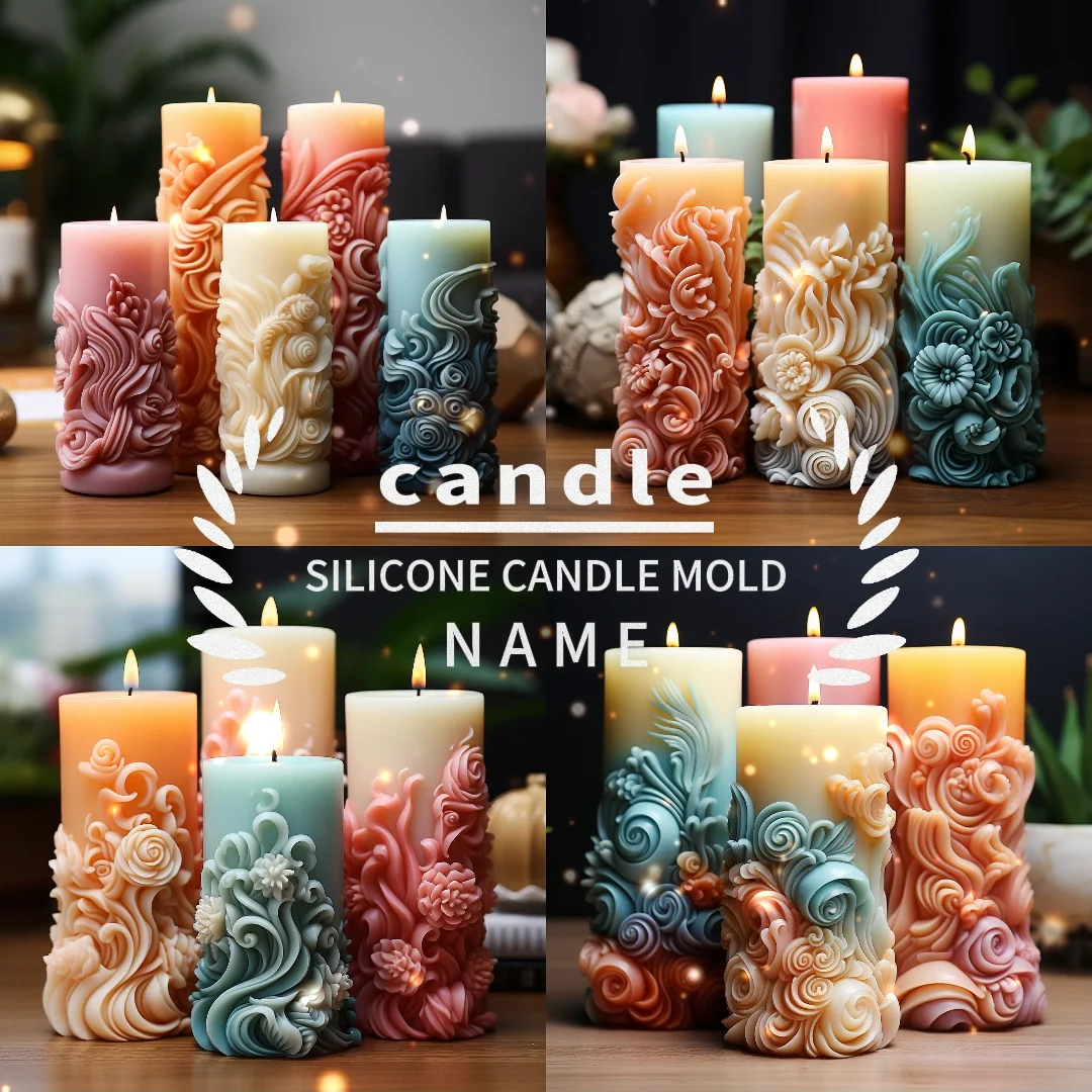 Dumo Customization Spring Collection Candle Silicone Molds For Candle Making Handmade Diy