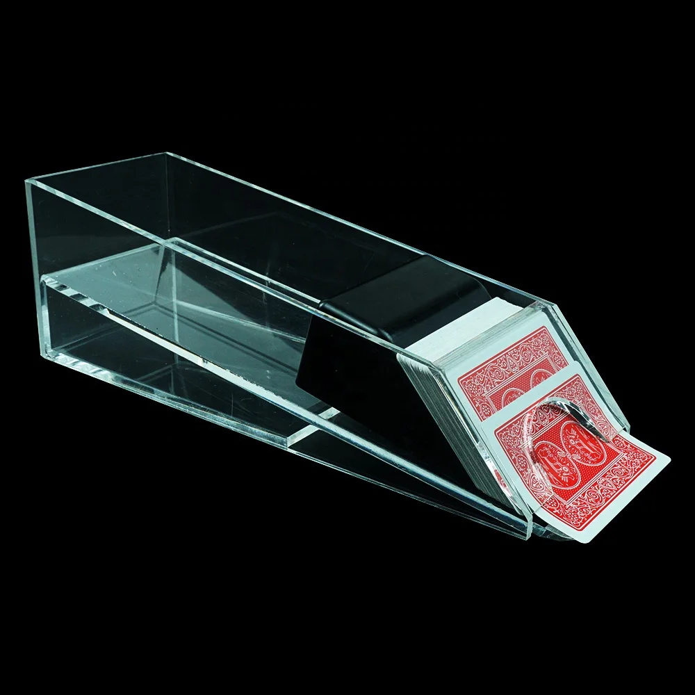 Deluxe Acrylic Blackjack Dealer Shoe Card Set OEM Available