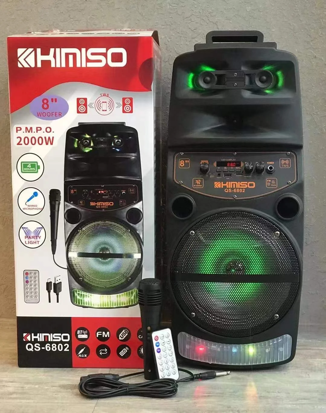 speaker kimiso 8 inch