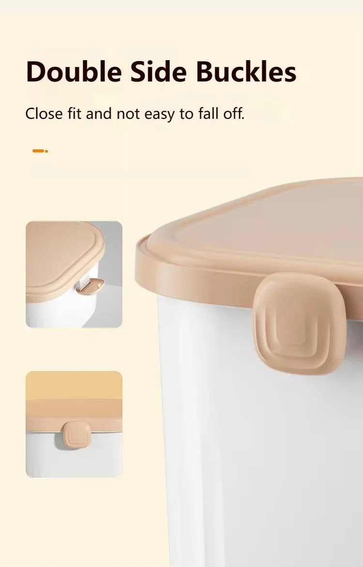 Large Capacity Cartoon-Style Toys Organizer Portable Latch Case Baby's Items Storage Box Made of Durable Plastic details