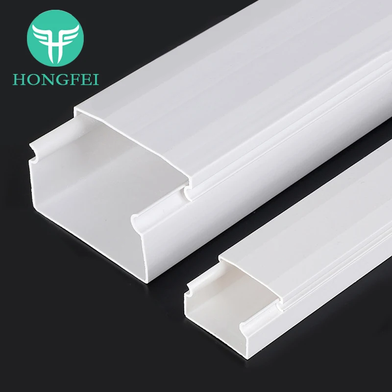 PVC Cable Trunking Wiring Ducts Trunkings PVC Waterproof and Flame Retardant