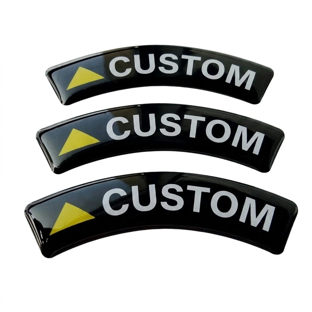 High Performance Customized Waterproof Urethane Epoxy Decal Polyurethane Resin Domed Car Logo Stickers