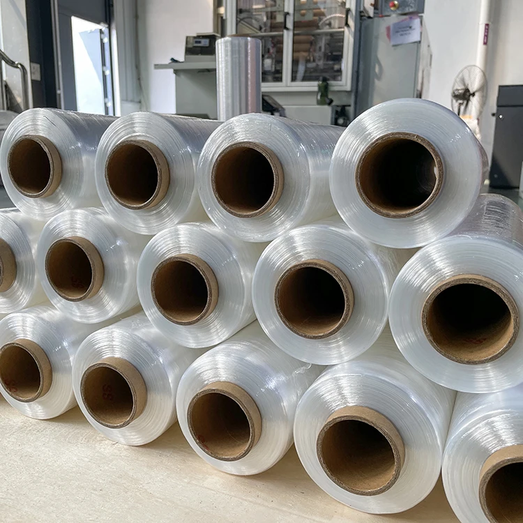 Pe Clear Pallet Hand Stretch Wrap Film - Transparent Packaging