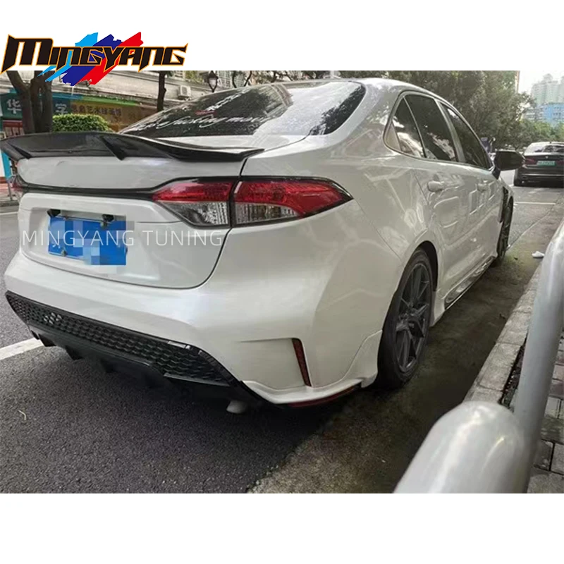 High Quality Car Body Kit For Toyota Corolla Us Altis Trds Style Front Lip Side Skirts