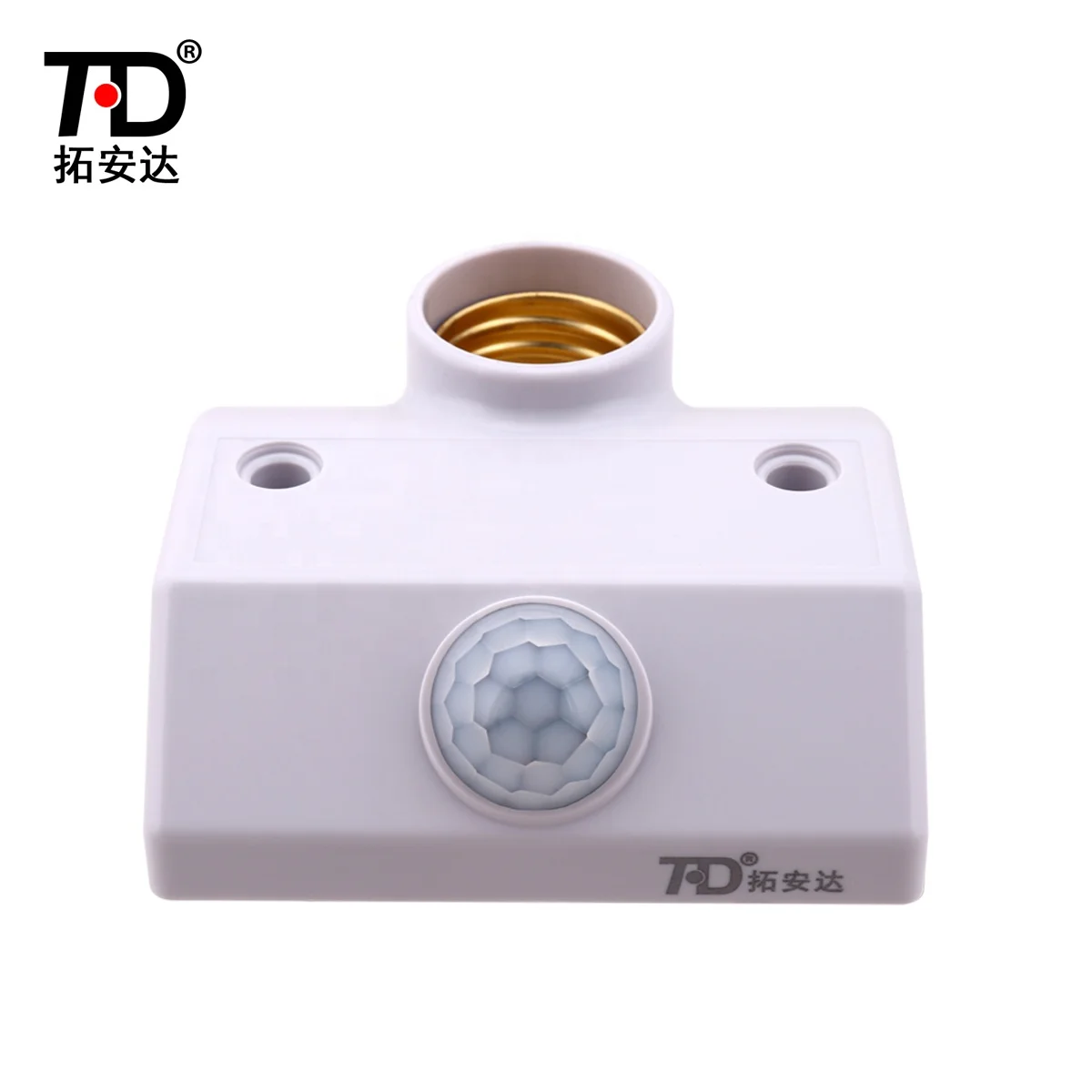 AC220V  E27 Motion Sensor Lamp Holder Automatic Light Lamp Holder Switch for Light Bulb Human Body Induction Lamp HoldER