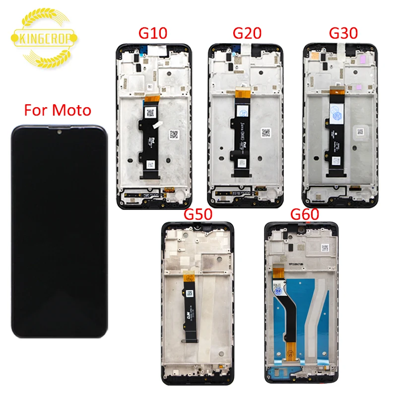 Écran LCD + Vitre Tactile Pour Motorola G10 – Noir – Neuf – Fabriqué En France