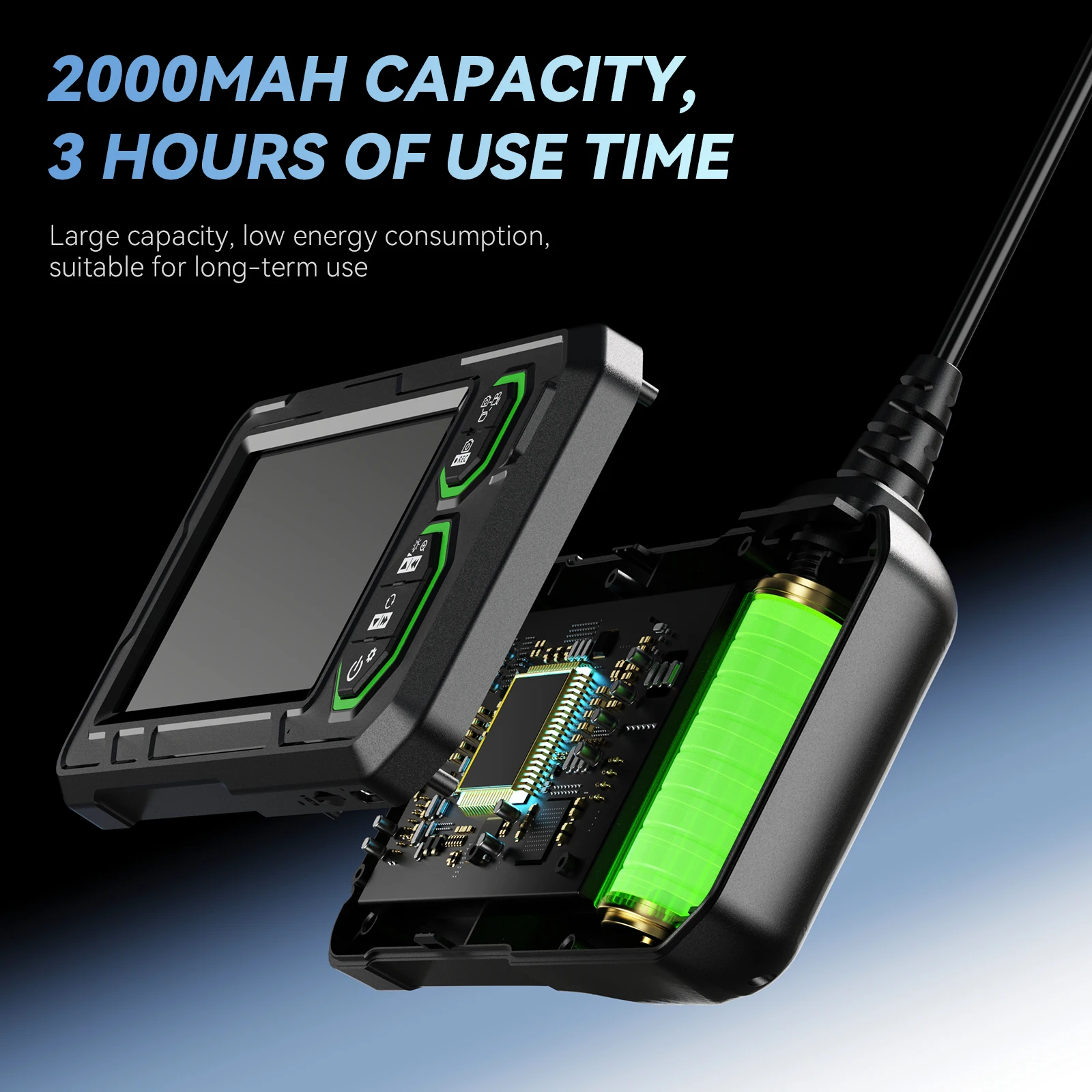 China OEM 1080P 4.3Inch Screen CMOS SD Card Vehicle Digital Borescope Inspection Camera LCD Handheld IP67 Industrial G45-M