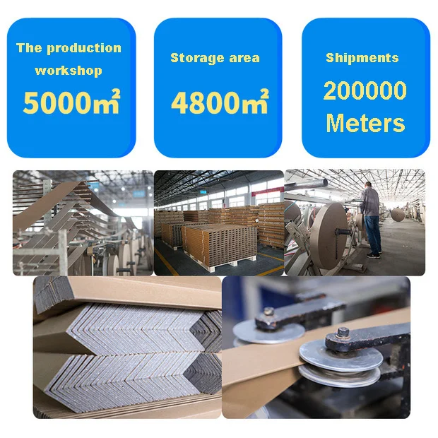 Transport Carton Paper Tube 9 Mm Shipping Box Edgeboard 25 Mm Pallet Edge Guards Buckle and Paper Corner Protectors for Boxes