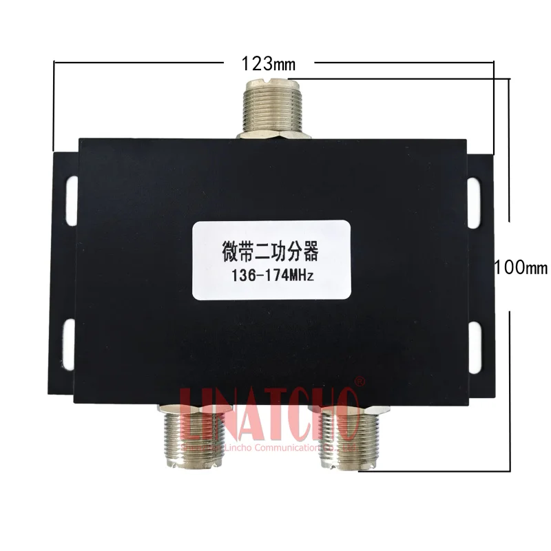 Ship Powder Divider LINCHO Ship Marine System AIS Antenna Power Splitter 2 Ways 136-174MHz ...