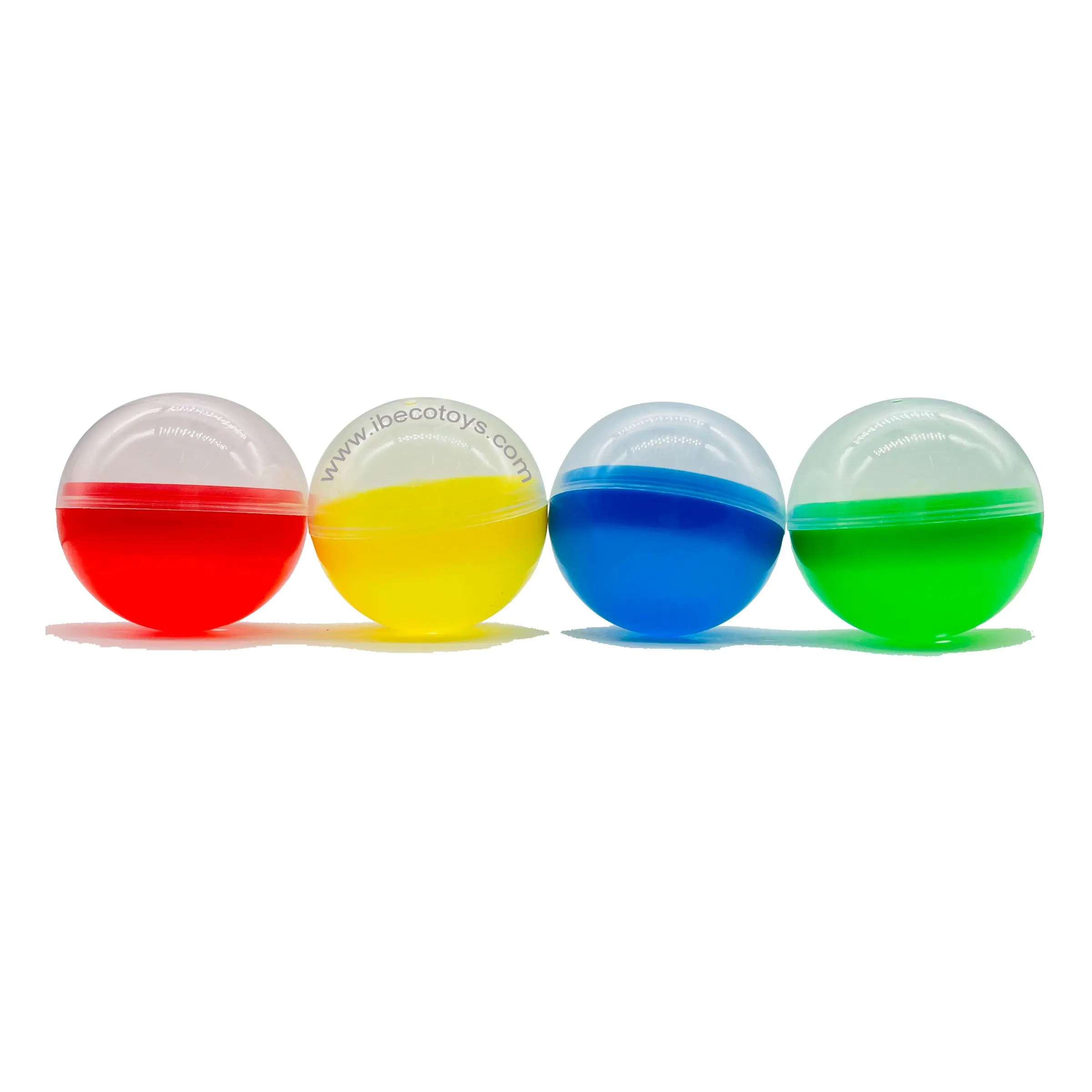 Gashapon Capsule 30-Pack Clear Red Acorn Capsules (1.1\") - Empty Vending Machine Bulks For DIY, Party Favors & Toy Fillers Empty Vending Machine Capsules