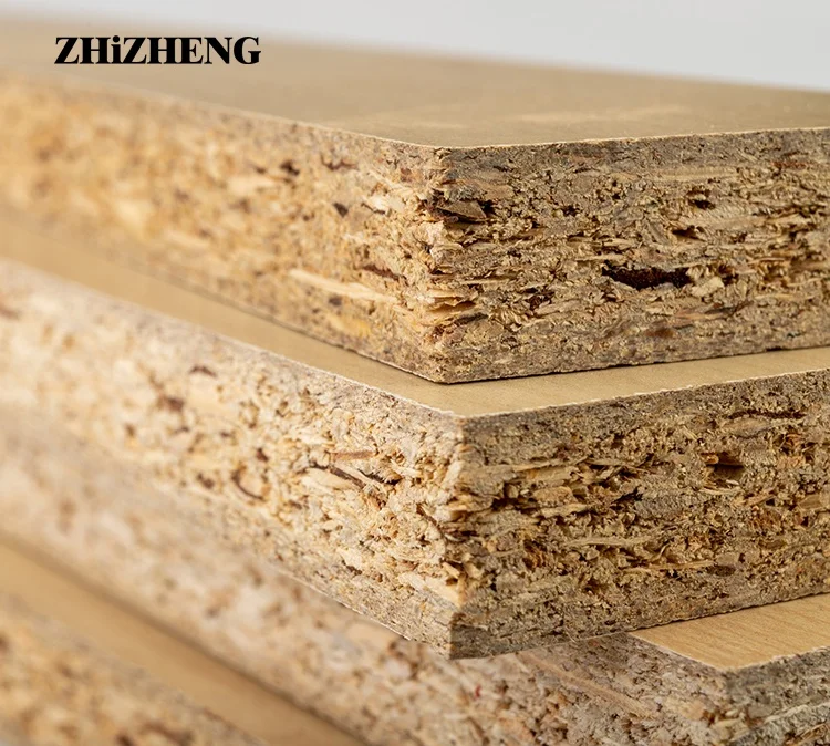 Factory Direct Sales Of low-density E0 large Chip 25mm Particle Board Melamine Particleboard