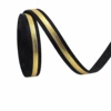 Franja Oro Negro - 1cm * 10 Yardas