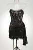 Black with fishbone