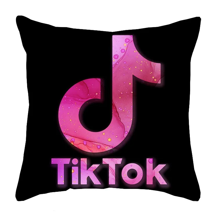 TikTokロゴ入りクッション ミヤシタパークのTikTok Community Base＆TikTokクリエイターコネクト