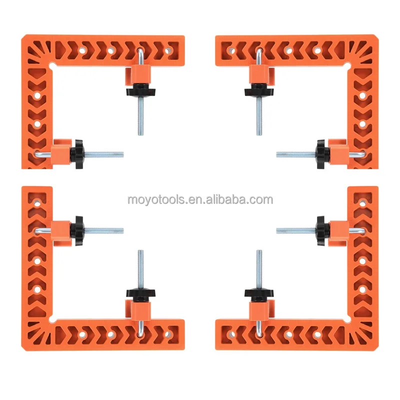 KINJOEK 6 PCS 4 Inch 90 Degree Positioning Squares Right Angle Clamps Woodwor - View #10