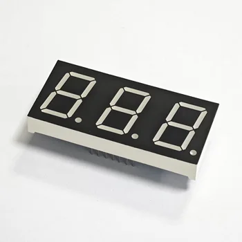0.8 Inch 3 Digit 7 Segment LED Display White Light High Brightness Digital Panel Module for DIY Electronics Projects