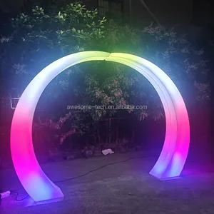 LED Rainbow Arch Light Remote Control Dimmable Waterproof IP65 Electric Decorative Outdoor Lighting Events Landscape Yard