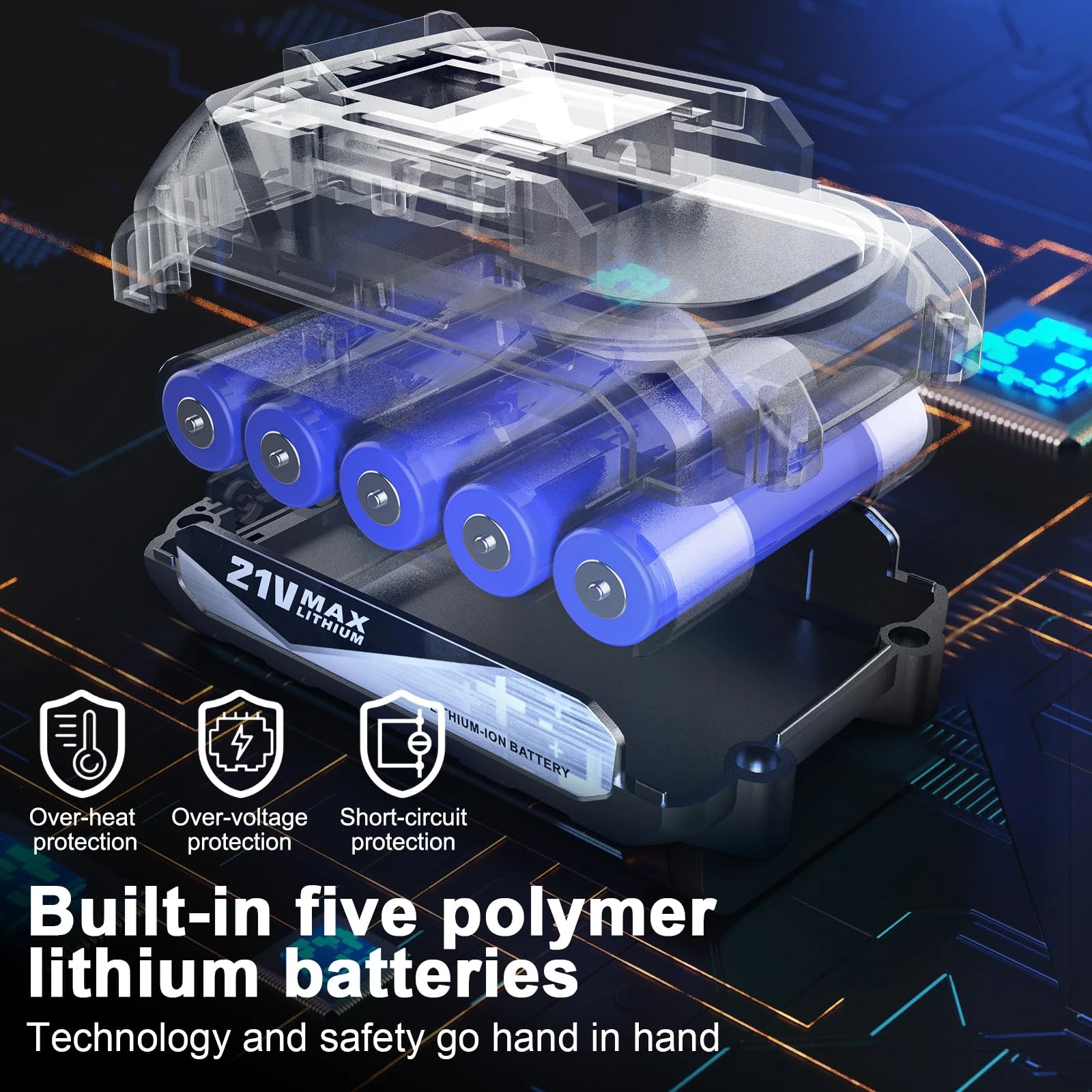 High-speed Cordless Turbo Blower, 21V, DIY - detail 6