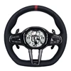 Paddle+Smooth Leather+Red Top Stripe+M Stitching